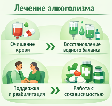 лечение алкоголизма в Елизово этапы